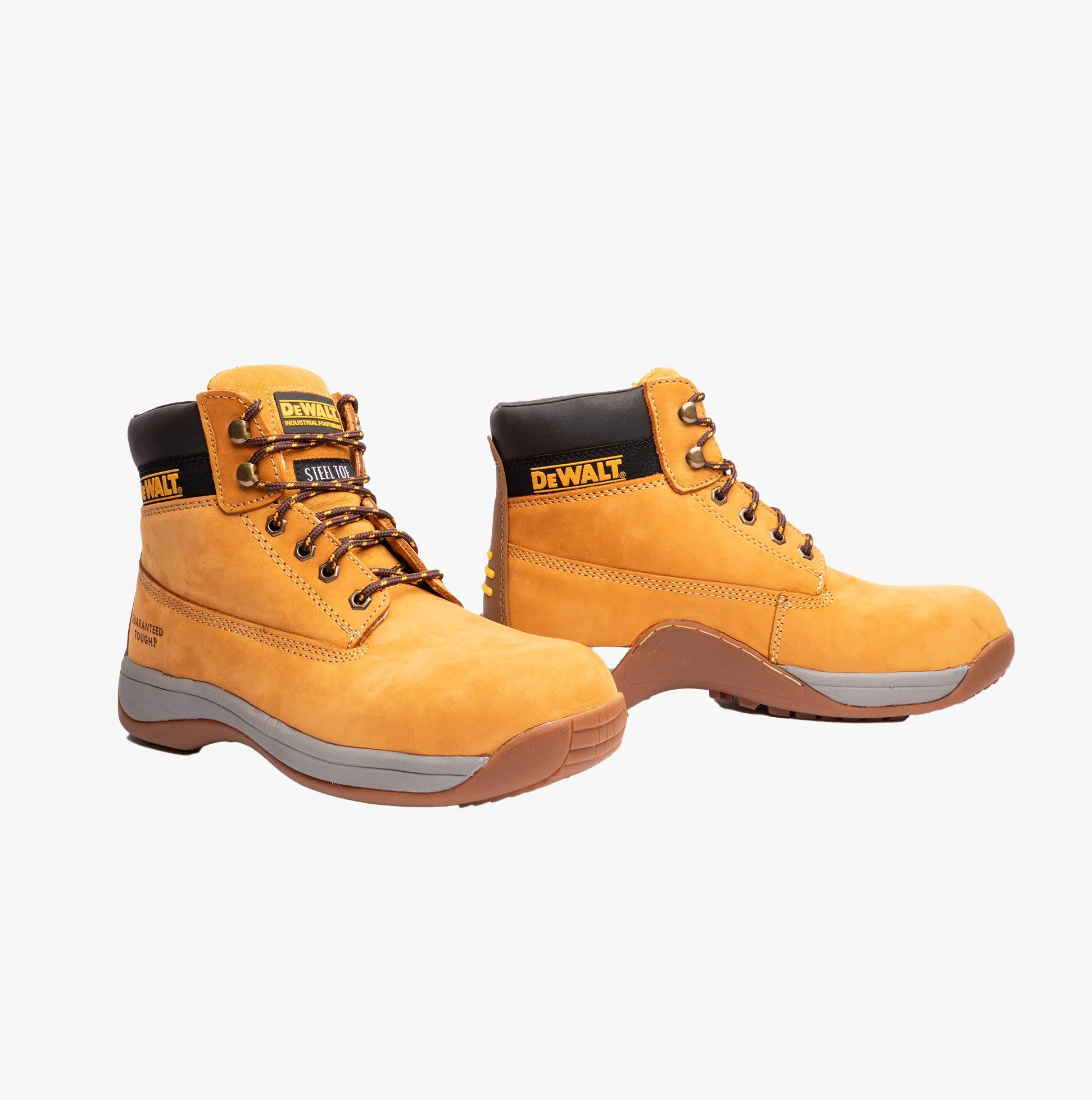 APPRENTICE Mens Hiker Style Industrial Safety Boots Honey