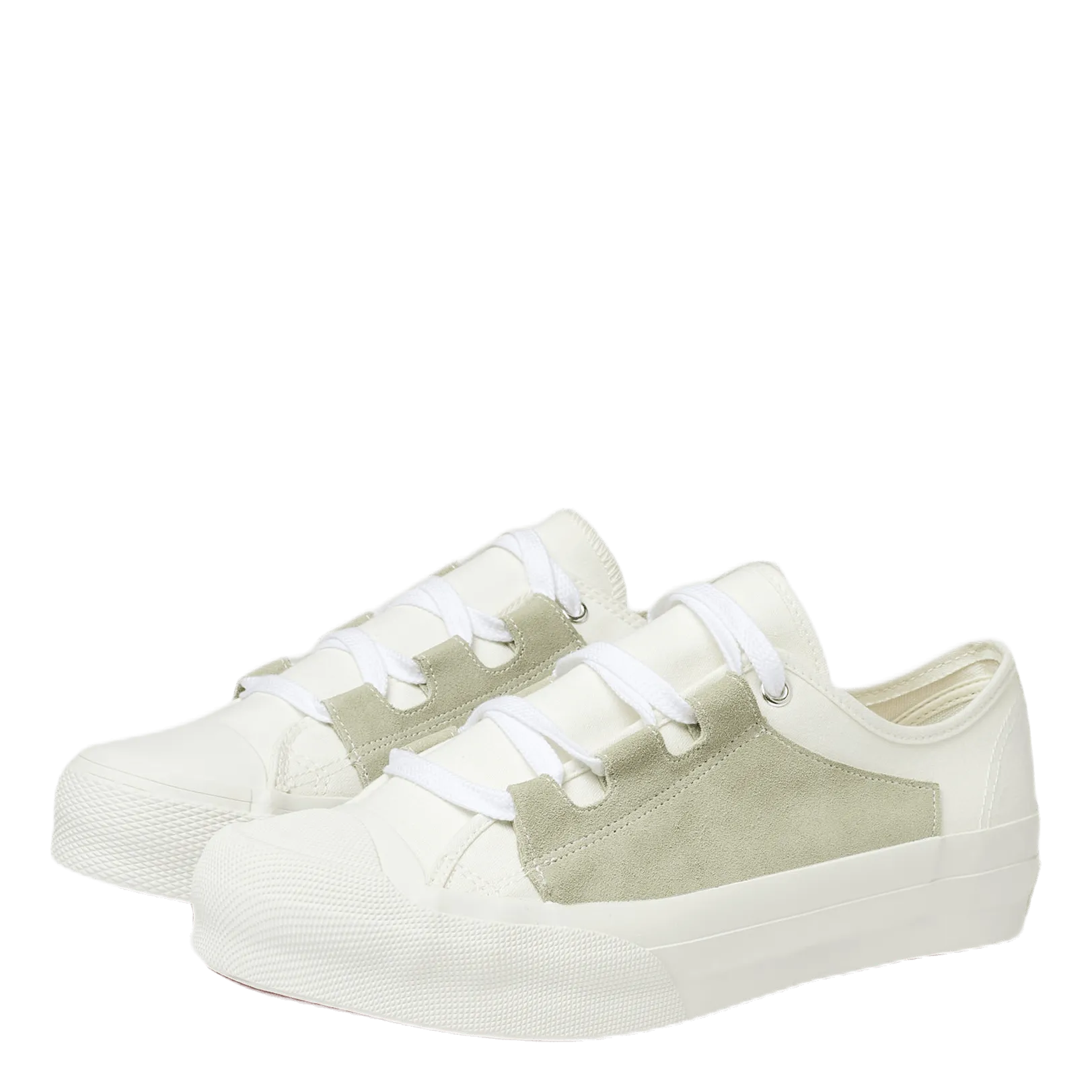 Asymmetric Ghillie Sneaker White