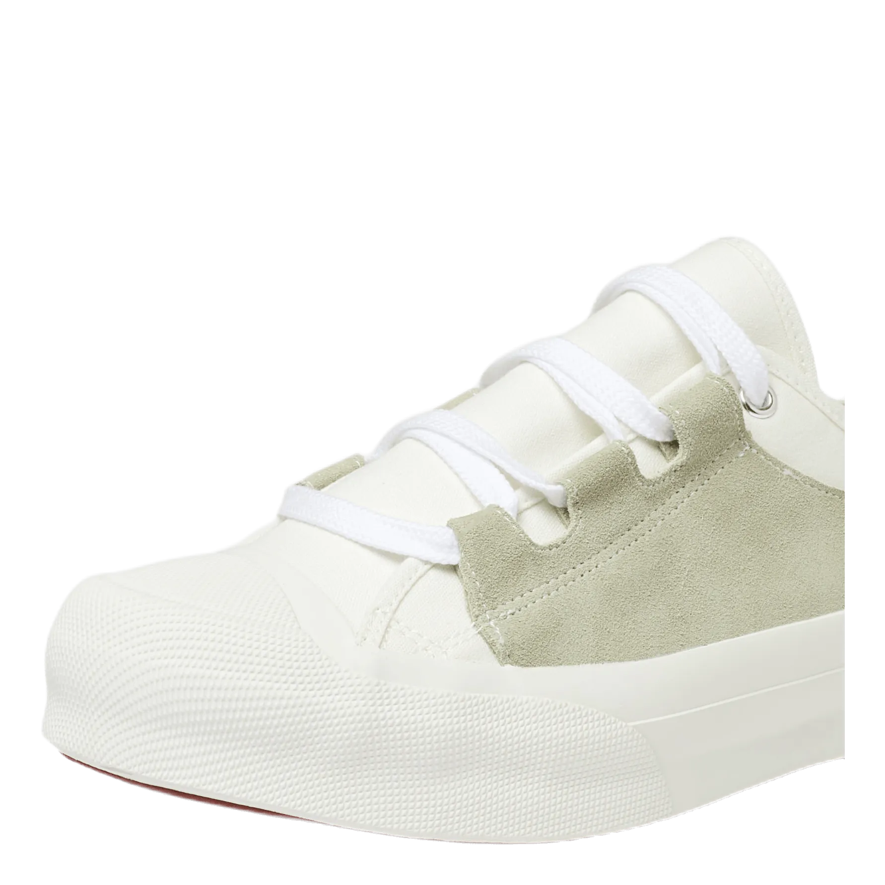 Asymmetric Ghillie Sneaker White