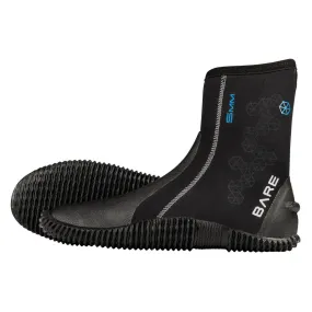 Bare 5mm S-Flex Unisex Scuba Diving Booties With Zipper