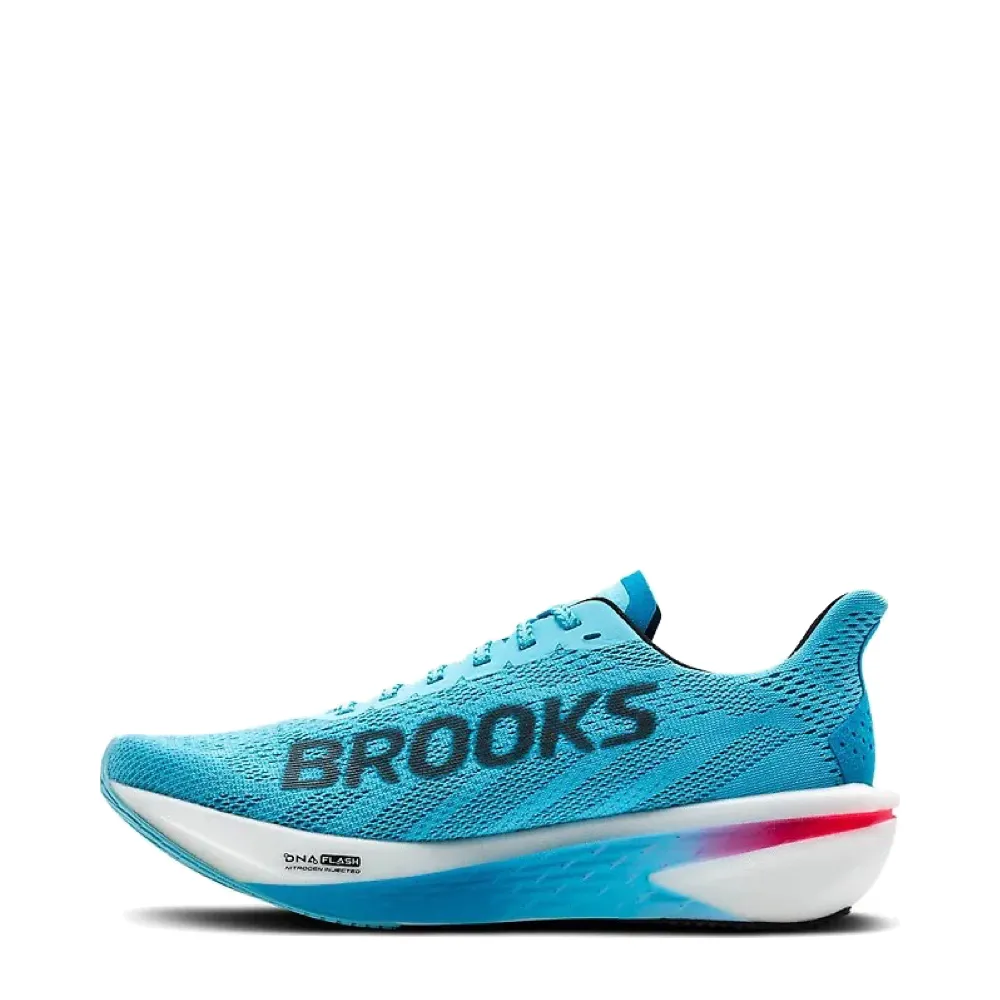 Brooks Men's Hyperion 2 Sneaker in Crystal Seas/Diva Pink/Black