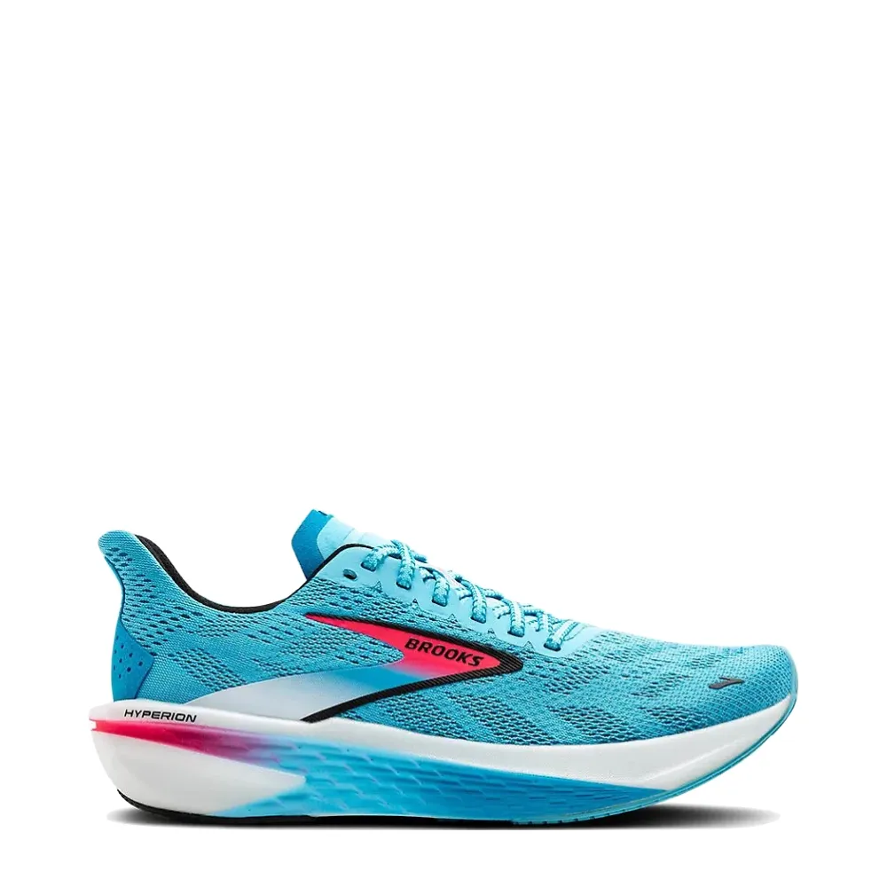 Brooks Men's Hyperion 2 Sneaker in Crystal Seas/Diva Pink/Black