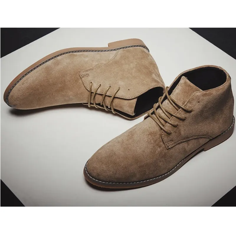 Classic suede chukka boots for men, comfortable and stylish