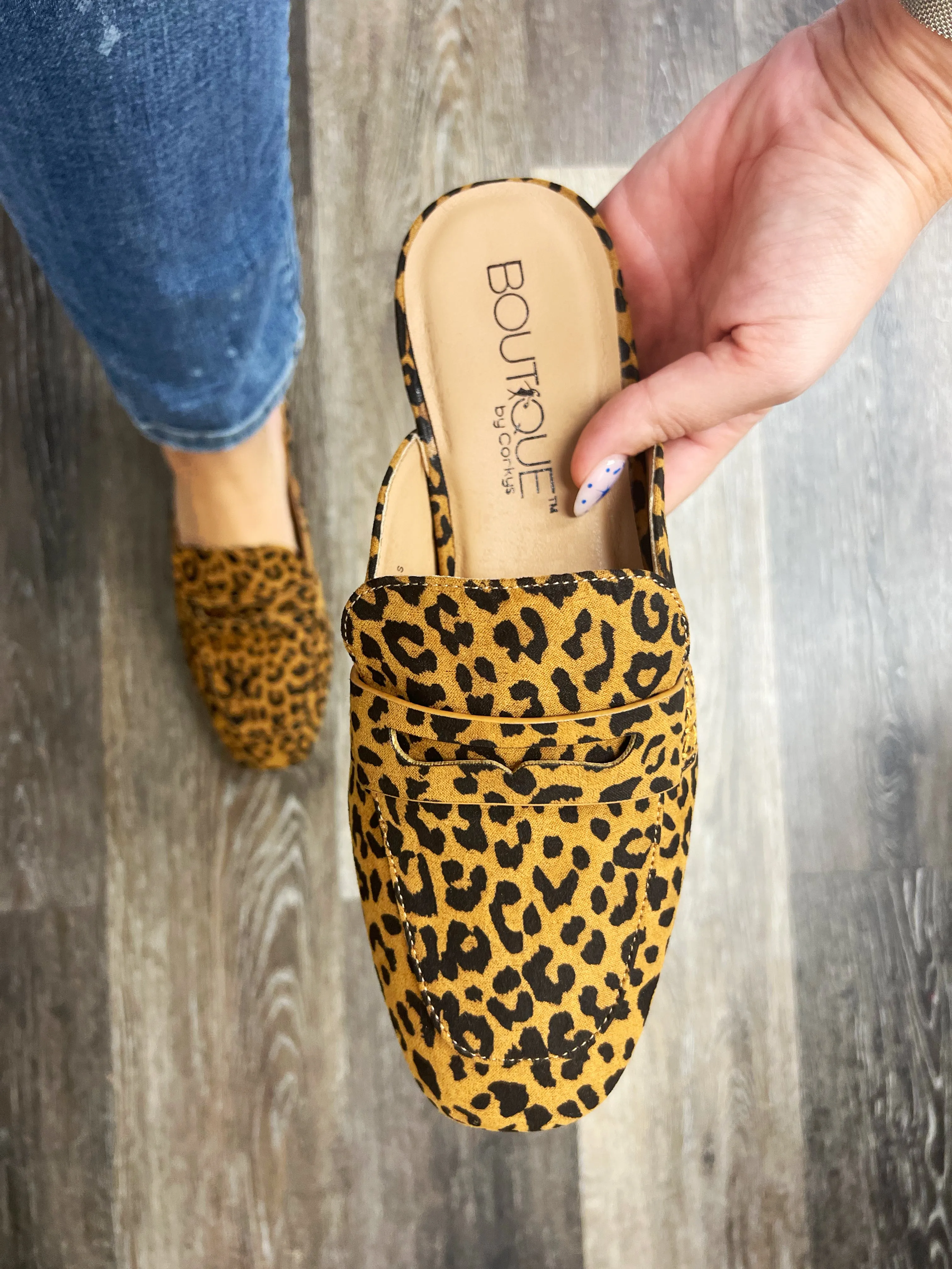 Corkys It's Fall Yall Leopard Slip-On Loafer