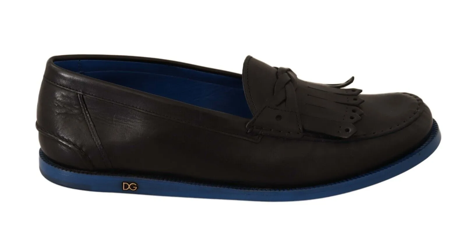 Dolce & Gabbana Italian Luxury Leather Tassel Loafers