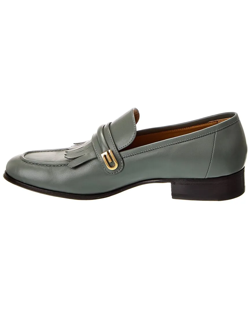 Gucci Fringe Leather Loafer