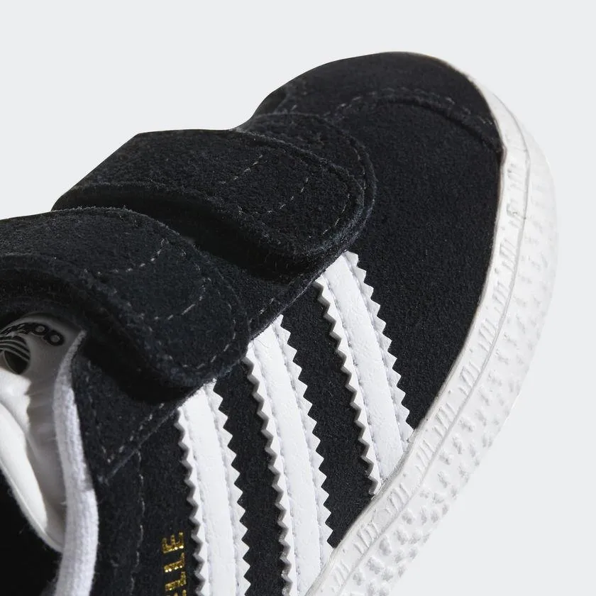 Infants Gazelle Shoes (Black   White)