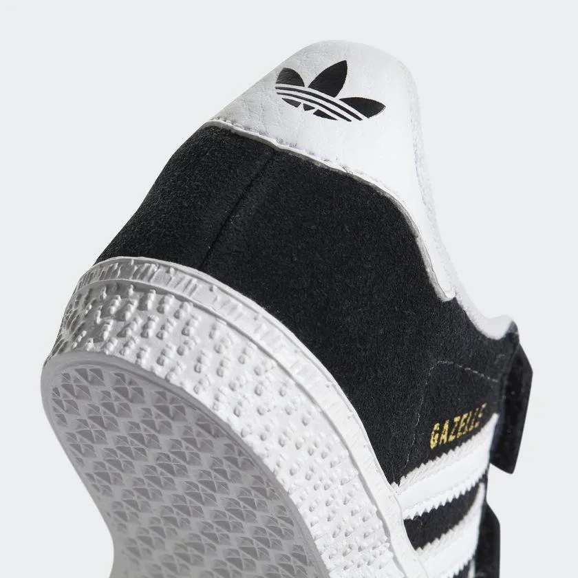 Infants Gazelle Shoes (Black   White)