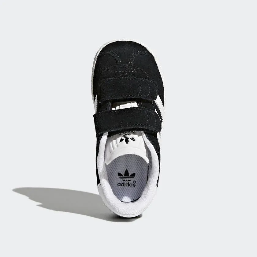 Infants Gazelle Shoes (Black   White)