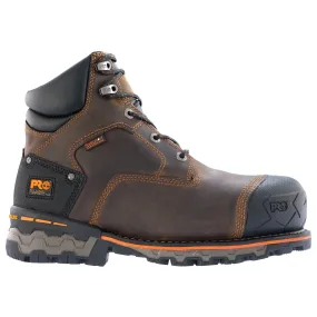 Men's Boondock 6" Composite Toe Waterproof Work Boot - Brown