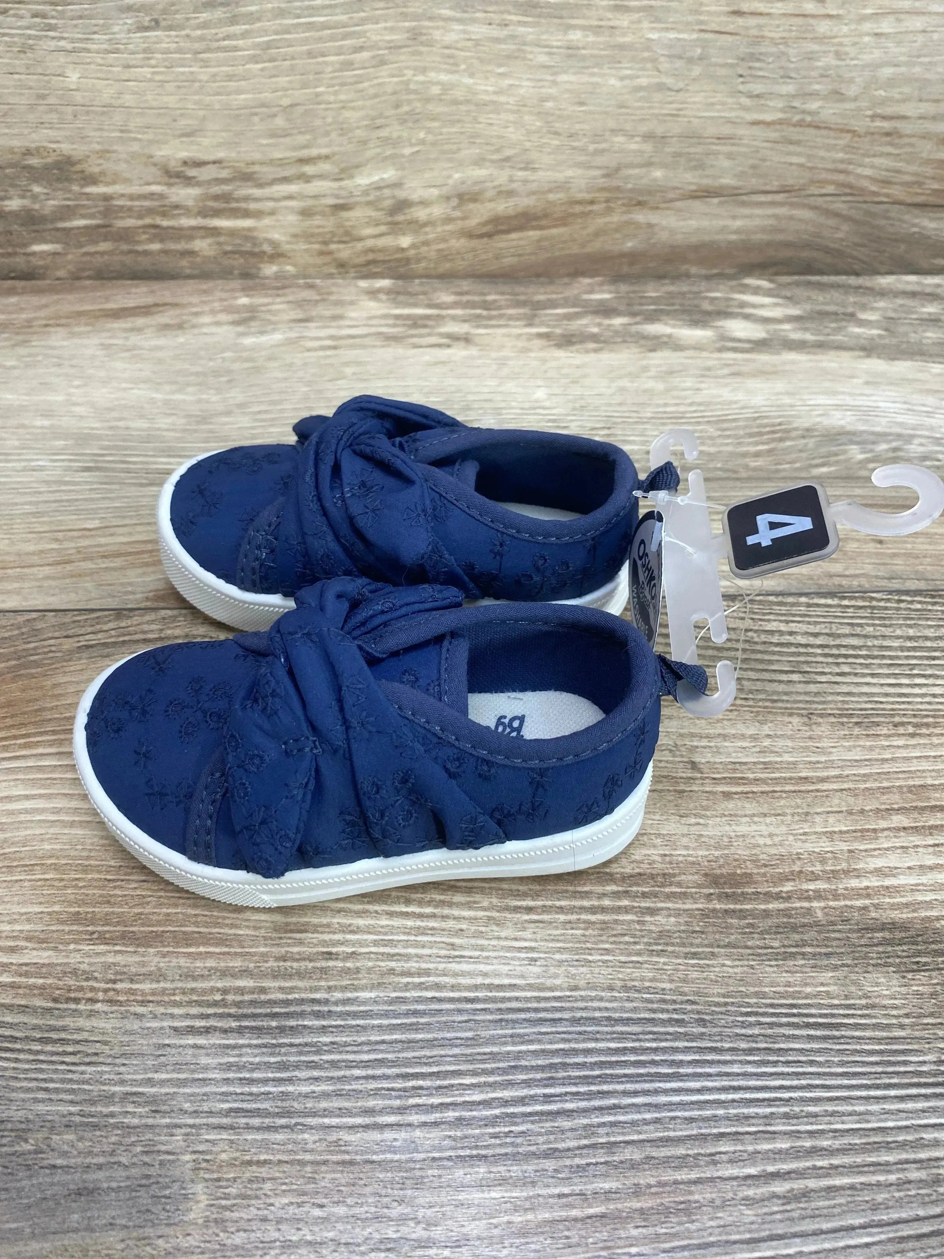 NEW OshKosh B'Gosh Girls' Hilda Sneaker Navy Sz 4c