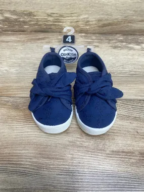 NEW OshKosh B'Gosh Girls' Hilda Sneaker Navy Sz 4c