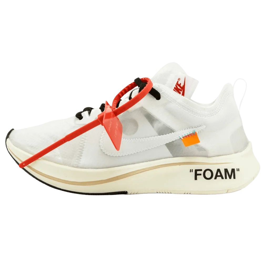 OFF-WHITE x Nike Zoom Fly "White-White-Muslin"