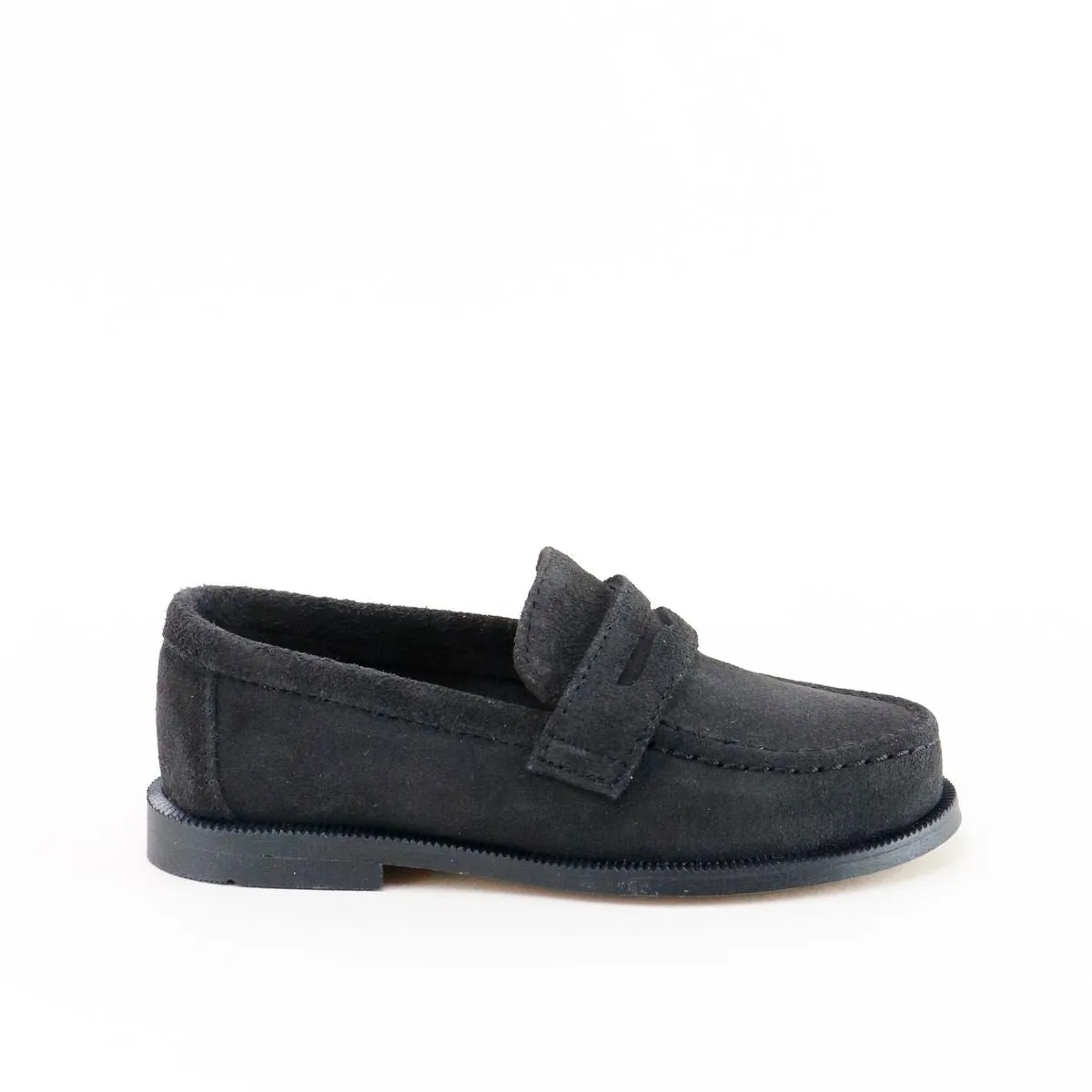 Papanatas Carbon Suede Penny Loafer