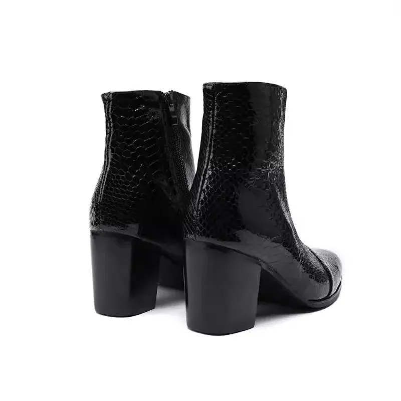 Stylish High Heel Chelsea Boots