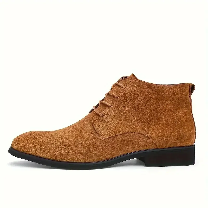 Stylish suede chukka boots for men, lightweight casual shoes