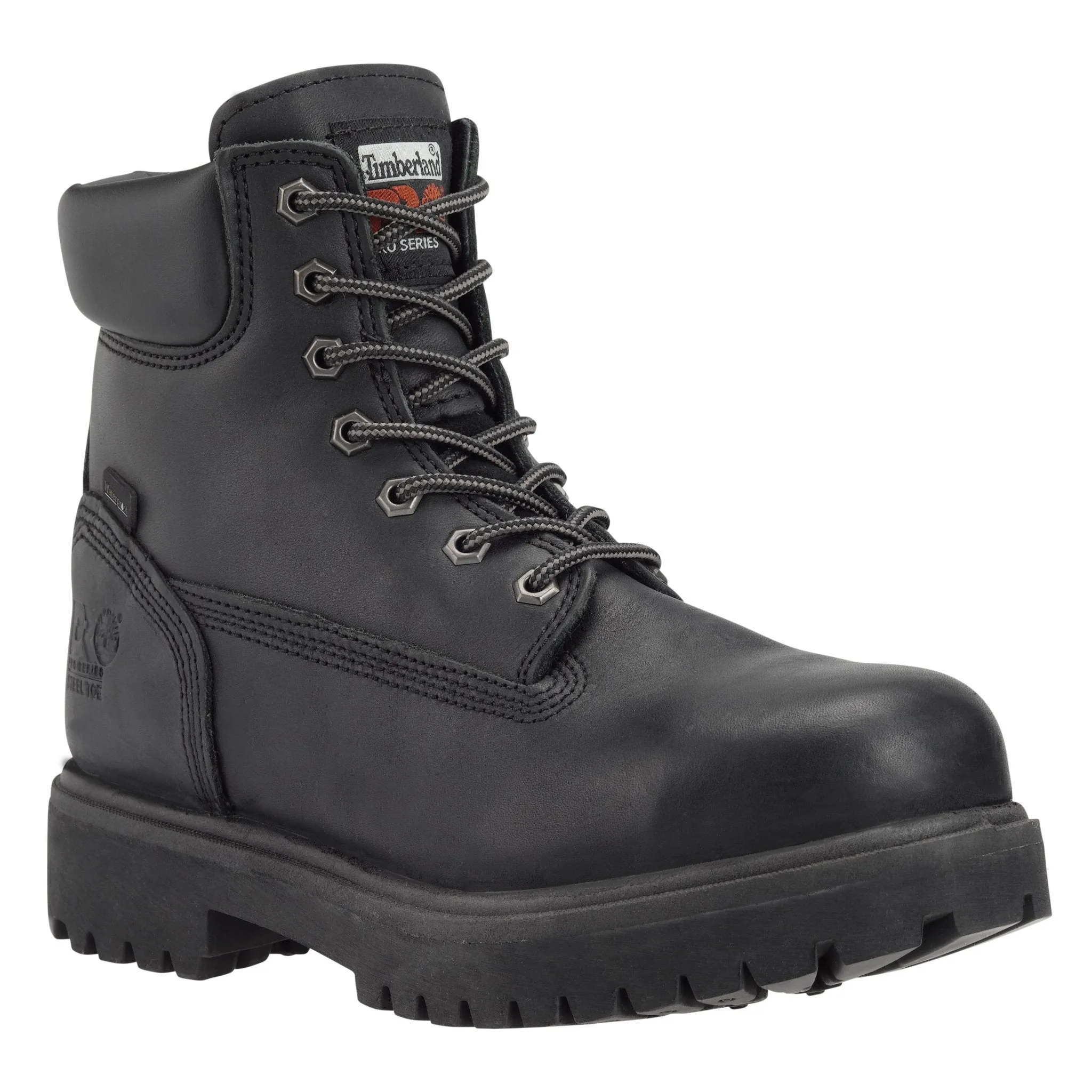 TB026038001 6 In Direct Attach ST Ins BLACK Work Boots