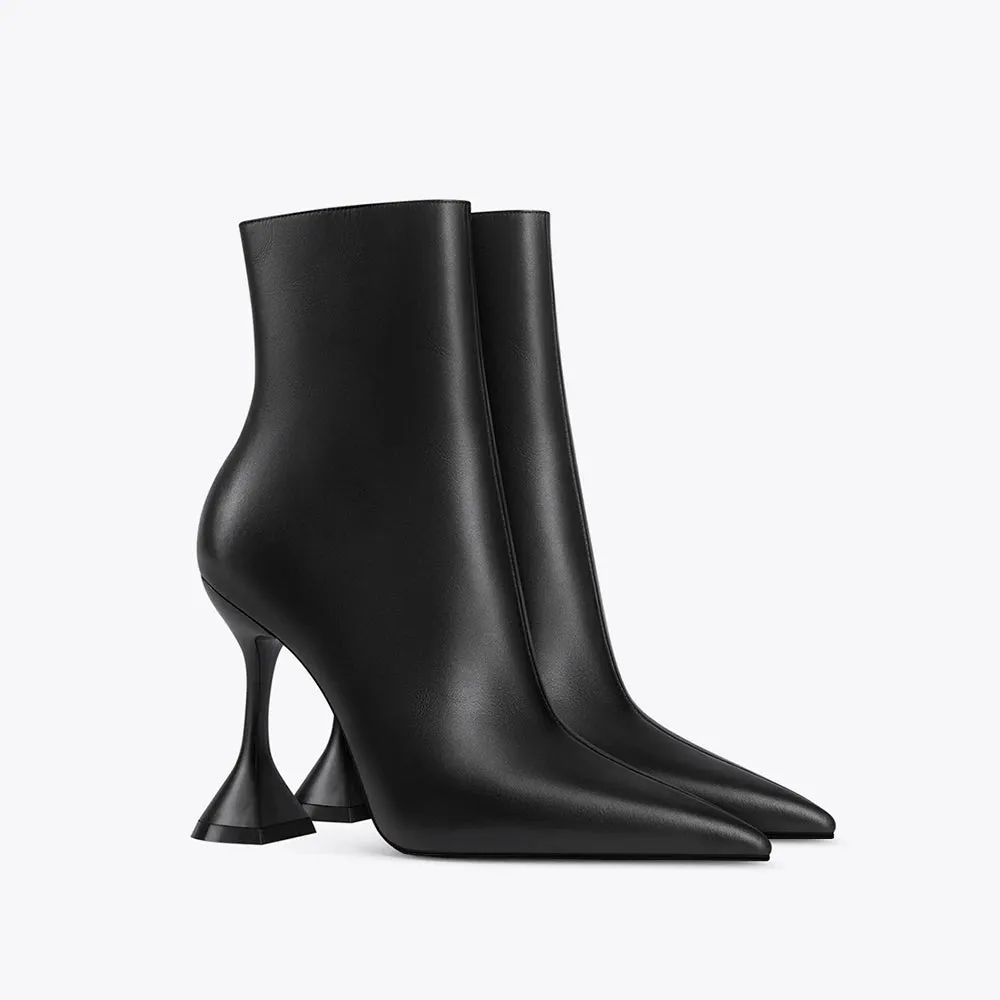 Trend4us Women's Stylish Heel Ankle Boots