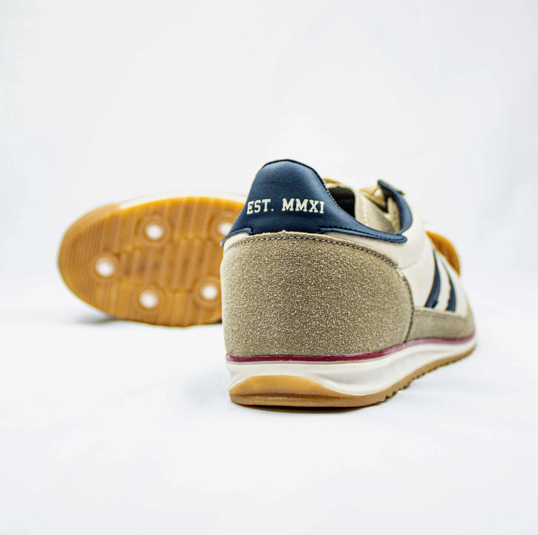 Urbanart Suede Khaki Blue Sneaker